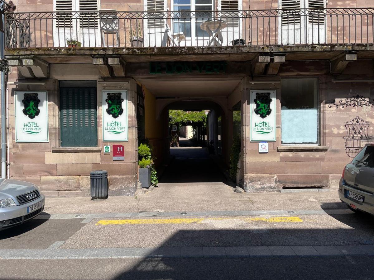 Hotel Du Lion Vert Luxeuil-les-Bains Exterior foto